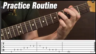 Practice Routine for Scales, Arpeggios and Chords...