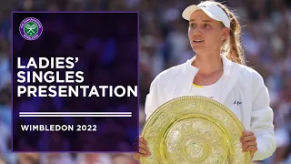 Ladies' Singles Final Trophy Presentation | Wimbledon 2022