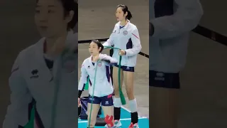 Di Yao 🇨🇳 & Zhu Ting 🇨🇳 at Scandicci volleyball club 🇮🇹