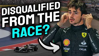 Why were Lewis Hamilton and Charles Leclerc DISQUALIFIED from the US GP? F1 Planks Explained...