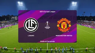 PES2020 Gameplay | Lugano vs Man United | UEFA Europa League 2019-20 | PC games