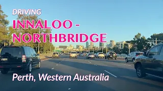 Driving from Innaloo to Northbridge (Perth, Australia)