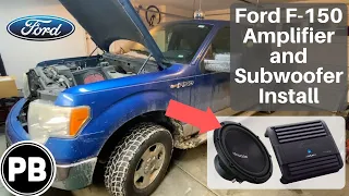 2009 - 2014 Ford F-150 Sub and Amp Install