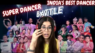 Super Dancer VS  India's Best Dancer REACTION  | DANCE  BATTLE | Super Dancer Chapter 4 episode 34