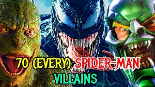 70 (Every) Spider-Man Villains - Backstories Explored - The Mega Spider-Man List!