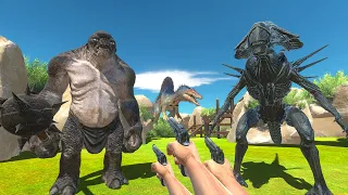 Hunting Monsters From Outer Space Xenomorph - Alien Species - Animal Revolt Battle Simulator