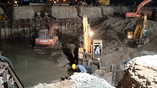 Dewatering (at the time of excavation)