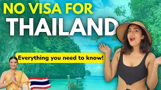 Thailand VISA FREE 2024 | India to Thailand Tourist Entry