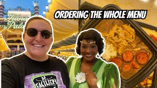 We Ate EVERYTHING at Tiana’s Palace in Disneyland!