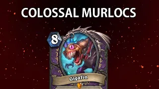 Colossal ✔ Warlock ✔ Murlocs ✔ - Hearthstone Voyage to the Sunken City