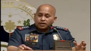 PNP chief Director General Ronald Dela Rosa holds press conference on DRUGS COMING FROM CHINA