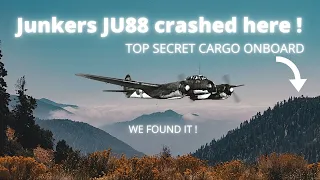 Junkers JU 88 crashed here. Top secret cargo on board !