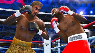 Jermell Charlo vs Terence Crawford Full Fight - Fight Night Champion Simulation