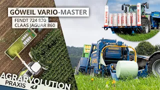 Göweil Vario-Master • baling corn silage | LU Peter Kircher + Steinwendner | Agrarvolution Praxis