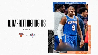 Highlights | RJ Barrett's Team-High 24 Points Leads Knicks to Victory in LA