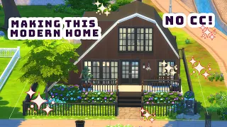 MODERN COZY HOUSE | SIMS BUILDS | NO CC REQUIRED!