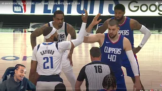 FlightReacts To #5 MAVERICKS at #4 CLIPPERS | FULL GAME 1 HIGHLIGHTS | April 21, 2024!