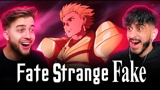 GILGAMESH VS ENKIDU! Fate/Strange Fake: Whispers of Dawn Reaction