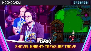Shovel Knight: Treasure Trove by MooMooAkai in 1:16:16 - Awesome Games Done Quick 2024