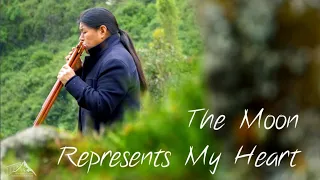 The Moon Represent My Heart 4K | Luis Wuauquikuna | Official Video | Meditation Music