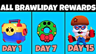 All Brawliday Rewards | Day 1 to Day 15(concept)