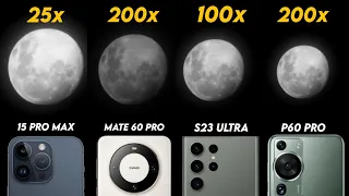 iPhone 15 Pro Max VS Huawei Mate 60 Pro Vs Samsung S23 Ultra Vs Huawei P60 Pro ZOOM | iPhone VS All