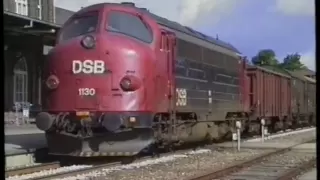 DSB My 1130 rangerer i Ringkøbing 1990