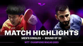 Wang Chuqin vs Andrej Gacina | MS R32 | WTT Champions Macao 2023