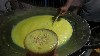 Famous Kadai Badam Milk | Almond Milk Recipe | Kadai Doodh | Indian Street Food