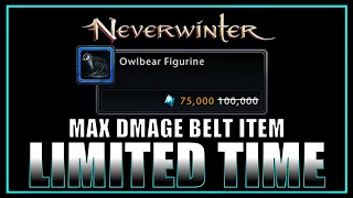 LIMITED TIME: Best Burst Damage Belt Item for INSANLY Cheap! - This Weeks Events! - Neverwinter M28