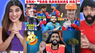 ABHISHEK SHARMA 12 BALLS 46 RUNS 😳😳 SRH BATTING IN POWERPLAY 🔥 SRH VS DC 2024 HIGHLIGHTS