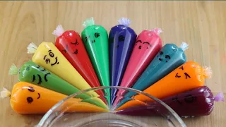 Making Jiggly Slime With Piping Bags #74 .Satisfying Slime Video. ASMR.