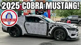 Report! 2025 COBRA / GT500 Mustang to be 840hp and Stick Shift!