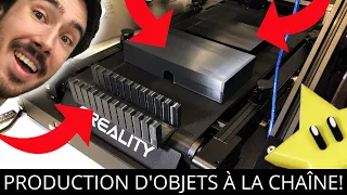 Production d'objets à la chaîne avec la Creality 3DPrintMill (CR-30) !