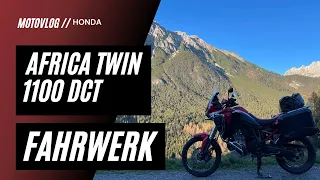 Fahrwerk // Honda Africa Twin 1100 DCT | Motovlog