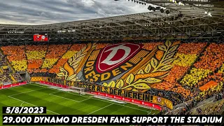 29.000 DYNAMO DRESDEN FANS SUPPORT THE STADIUM || Dynamo Dresden vs Bielefeld 5/8/2023