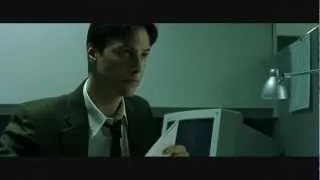 The Matrix Escaping from Work Scene HD