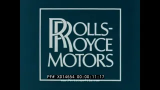 1980s ROLLS-ROYCE MOTORS SALES FILM    SILVER SPIRIT, SILVER SPUR, BENTLEY MULSANNE XD14654