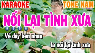 Karaoke Nối Lại Tình Xưa Nhạc Sống Tone Nam ( Fa Thứ ) | Thanh Hải Organ