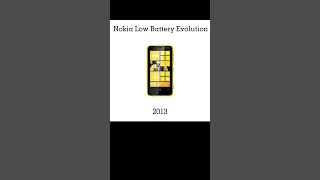 Nokia Low Battery Evolution