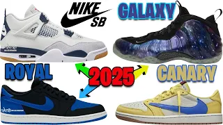 NIKE SB AIR JORDAN 4 NAVY 2025, NIKE AIR FOAMPOSITE ONE GALAXY, JORDAN 1 LOW 85 ROYAL + MORE