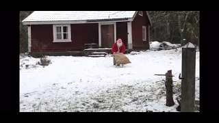 Äntligen har Tomten fått snö.!