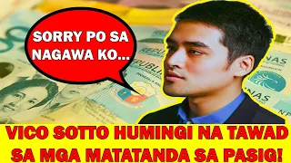 MAYOR Vico Sotto KAKAIBA Talaga HUMINGI ng PAUMANHIN sa mga MATATANDA Kahit KASALANAN niya!