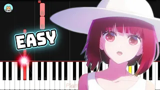 Oshi no Ko Ep 9 Insert Song - "Full moon...!" - EASY Piano Tutorial & Sheet Music