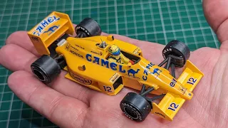 Building Senna's Lotus Honda 99t in tiny scale - 1/43 Heller