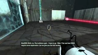 WTF did GLaDOS just say?! Portal 2 Easter egg (Fast gibberish slowed down) [HD]