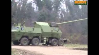 M03 Nora K I 155mm truck mounted artillery system 8x8 self propelled howitzer Yugoimport Serbia