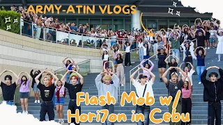 ARMY-A'TIN VLOGS Hori7on Flash Mob in SM Seaside Cebu Part 2