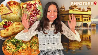 I Only Ate At HIDDEN GEMS in Amritsar For 24 Hours Challenge | First Solo Trip 😱😱