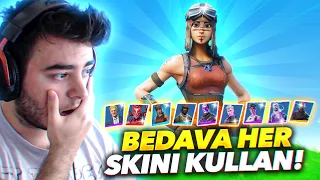 BEDAVA HER SKİNİ KULLANMA BUGU YAPTIM! - OG SKİNLER! (Fortnite Türkçe)